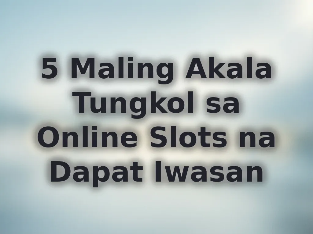 Online gambling myths